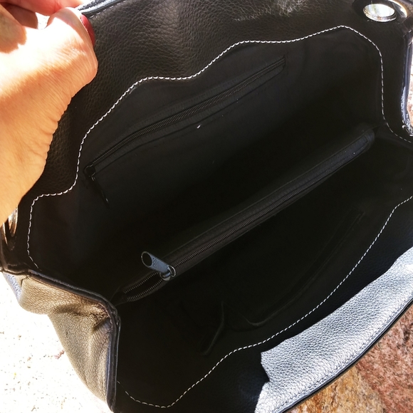 Black Business Casual Clutch Bag NWOT - Picture 7 of 8